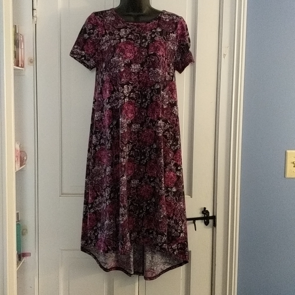💐 Pink and purple rose LuLaRoe Carly